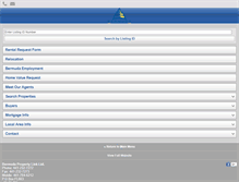 Tablet Screenshot of bermudapropertylink.com